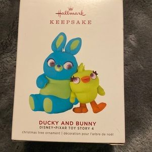 Hallmark Keepsake Ducky and Bunny from Toy Story 4 NIB